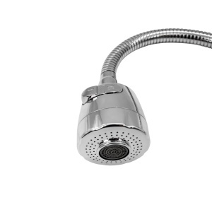 Baterie Bucatarie Flow UF(17)-203ZC, zinc crom, pipa flexibila 430mm, 2 functii - Img 2