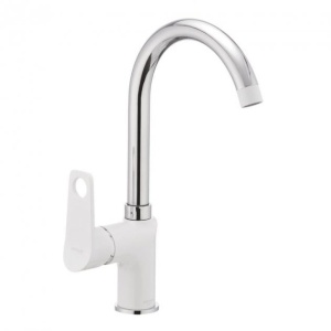 Baterie Bucatarie Mixxus Dallas 014 Nut White, alba, monocomanda - Img 2