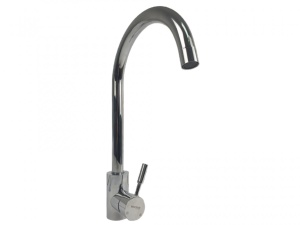 Baterie Bucatarie Mixxus SUS-011 Chrome, inox, monocomanda, racorduri incluse - Img 2