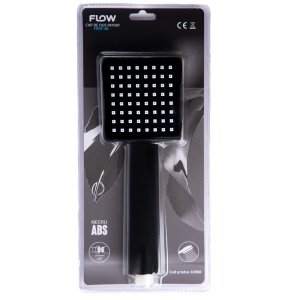 Cap Dus Patrat Flow FPDF-4B, negru ABS