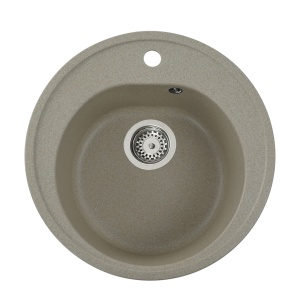 Chiuveta Bucatarie Granit Elefant Premium Luna, 510mm, bej, compacta