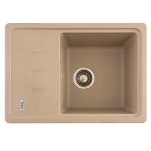 Chiuveta Bucatarie Granit Flow FCB-6143SS, 61x43cm, seria Slim, sahara