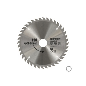 Disc Circular Lemn ROTOR, 190x30mm, 40 dinti, pentru fierastraie circulare