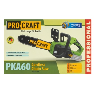 Drujba pe Acumulator ProCraft PKA60, Brushless, 3500 RPM, fara acumulator - Img 10