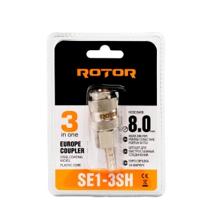 Mufa Rapida Mama ROTOR SE1-3SH, R8, pentru conectare furtun compresor - Img 2