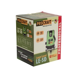 Nivela laser PROCRAFT LE-5D , 3.7 V / 2200 mAh - Img 12