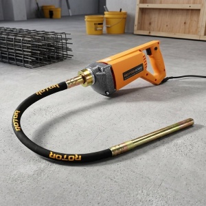 Pachet Betoniera ROTOR RB165, 165L, 900W + Vibrator Beton RCV850 CADOU - Img 3