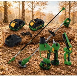 Pachet Set Foarfeca Electrica + Fierastrau Lant 7in1 PartnerPro PP-FFTP