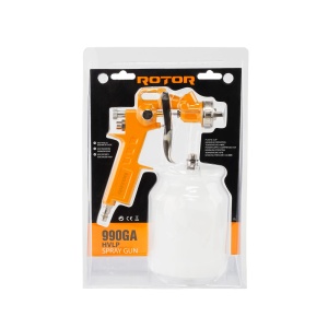 Pistol Vopsea Plastic Compresor ROTOR 990GA, rezervor plastic, accesoriu compresor - Img 6