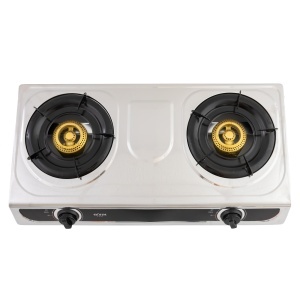 Plita Gaz 2 Arzatoare cu Aprindere Electrica Bohm BG-MG-002C, crom - Img 3