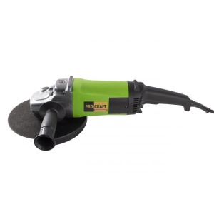 Polizor Unghiular ProCraft PW2400, 2400W, 7200 RPM, disc 230mm, carbuni rezerva - Img 2