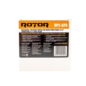 Presostat Mecanic ROTOR RPS-9/FB, 0.7-5 bari, G1/4, pentru pompa apa - Img 3