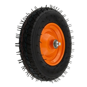 Roata Pneumatica Roaba Elefant 350-8, Protector, ax 20x93mm, janta metalica, ranforsata - Img 4