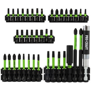 Set Biti Impact ProCraft IBS-41, 41 piese, pentru pistol pneumatic si impact - Img 3