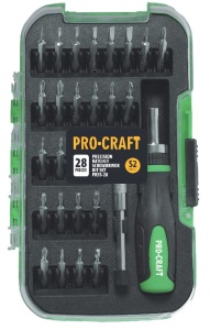 Set Biti ProCraft PRSS-28, pentru insurubat si bricolaj - Img 2