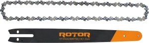 Set Lama + Lant Drujba ROTOR, 10 inch 25cm, 56 pinteni, pas 1/4