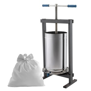 Teasc Presa Struguri Vilen, inox, 25L, pentru vin artizanal