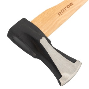 Topor Despicator ROTOR, 2000g, maner lemn, cap otel forjat, pentru despicat lemne - Img 5