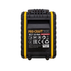 Acumulator Li-Ion ProCraft PA18C-B 18V 1.3Ah pentru scule electrice fara fir - Img 4