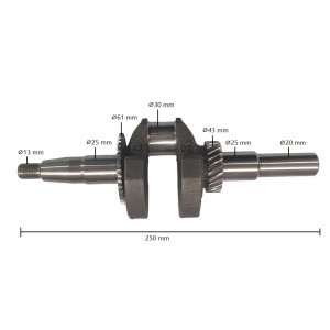 Ambielaj Motor Elefant, compatibil Honda GX200, ax 20mm, 7CP, piesa de schimb - Img 5