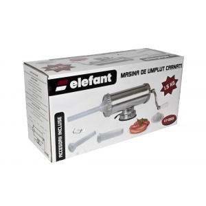 Aparat Facut Carnati Elefant KY2003, 1.5kg, inox, orizontal, 3 palnii incluse - Img 5