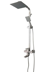 Baterie Baie cu Coloana Dus 120cm Mixxus KUB-009-J, design cubic