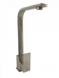 Baterie Bucatarie Mixxus KUB-011, inox, pipa inalta cubica, monocomanda