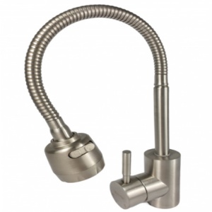 Baterie Bucatarie Mixxus SUS-011 Reflector, inox, monocomanda, racorduri incluse - Img 4