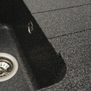 Chiuveta Bucatarie Granit Elefant Premium Verona 7850, 775x495mm, grafit - Img 6