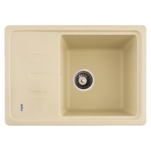 Chiuveta Bucatarie Granit Flow FCB-6143SI, 61x43cm, seria Slim, ivory