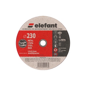 Disc Abraziv Taiere Metal Inox Elefant, 230x2.5x22.23mm, 1 buc