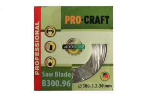Disc Circular Lemn ProCraft B300.96, 300mm, 96 dinti, taiere fina lemn
