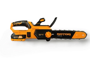 Drujba pe Acumulator ROTOR RBS1201, 24V, 3Ah, 6500 RPM, pentru taiere lemn - Img 4