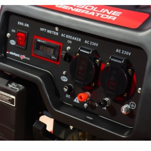 Generator Benzina Elefant ZH2800-W, 2.8kW, 7CP, siguranta pornire, indicator benzina - Img 3