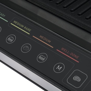 Gratar electric BOHM HOME BEGM160DS, 1600 W, placi detasabile antiaderente, afisaj digital, control tactil - Img 10