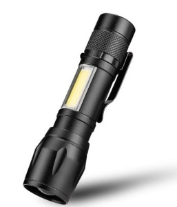Lanterna LED Aluminiu cu Zoom Vargo VL1234, acumulator, incarcare USB
