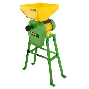 Moara Electrica Cereale cu Suport PartnerPro PPM-3900SS - 3900W, 270 kg/h, cuva 15L, stativ si sac antipraf - Img 2