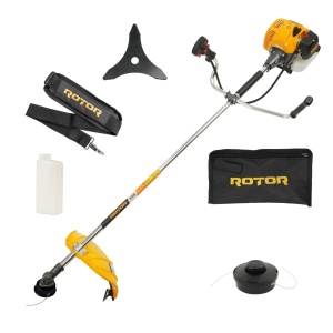 Motocoasa Benzina ROTOR R5500, 4.7CP, 52cc, 2T, 10000 RPM, disc 3 sisteme taiere - Img 4
