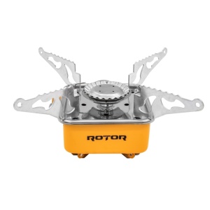 Pachet Ceaun Tuci Aluminiu ROTOR 10L cu capac + Arzator Portabil ROTOR RPCG-281YW CADOU - Img 6