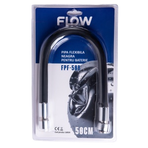 Pipa Flexibila Neagra Baterie Flow FPF-50B, accesoriu baterie bucatarie