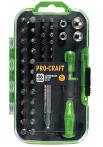 Set Biti ProCraft SS-46, 46 piese, pentru insurubat - Img 2
