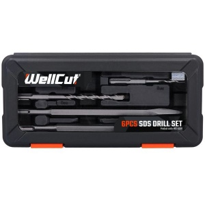 Set Dalti Burghie SDS Wellcut WC-SDS6, 6 piese, Heavy Duty, pentru rotopercutor - Img 2