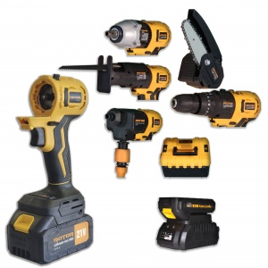 Trusa 5in1 Scule Acumulator ROTOR JFCT001, set complet pentru bricolaj