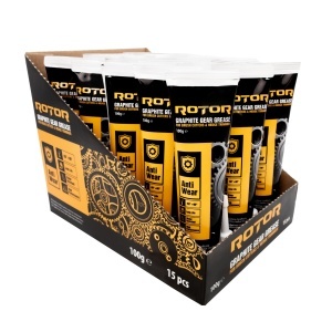Vaselina grafitata pentru reductor motocoasa si foarfeca de gard viu ROTOR, 100 g, bax 15 bucati - Img 4