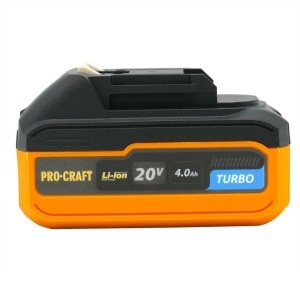 Acumulator ProCraft 20V, 4Ah, TURBO, Li-ion, pentru scule electrice ProCraft 20V - Img 4