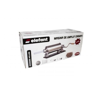 Aparat Umplut Carnati Elefant KY-2008PA, 4kg, inox, rabatabil, 4 palnii, prindere masa - Img 6