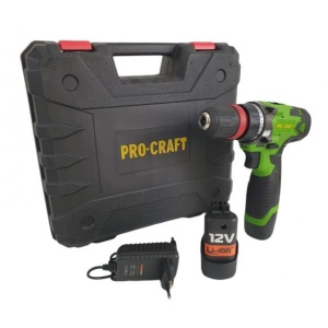 Autofiletanta cu Acumulator ProCraft PA12Li DFR Industrial, 12V, 2Ah, 350-1200 RPM