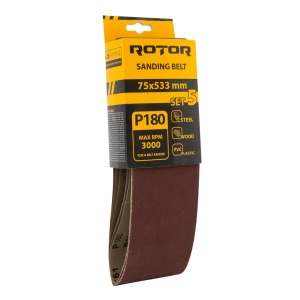 Banda de Slefuit ROTOR, 75x533mm, P180, set 5 buc