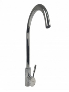 Baterie Bucatarie Mixxus SUS-011 Chrome, inox, monocomanda, racorduri incluse - Img 3