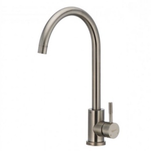 Baterie Bucatarie Mixxus SUS-011, inox, monocomanda, racorduri incluse - Img 2